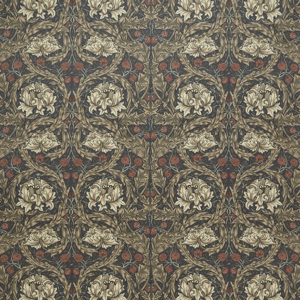 Текстиль William Morris By Ashley Wilde Kelmscott Gardens Vol 2 AFRICAN MARIGOLD VELVET WALNUT