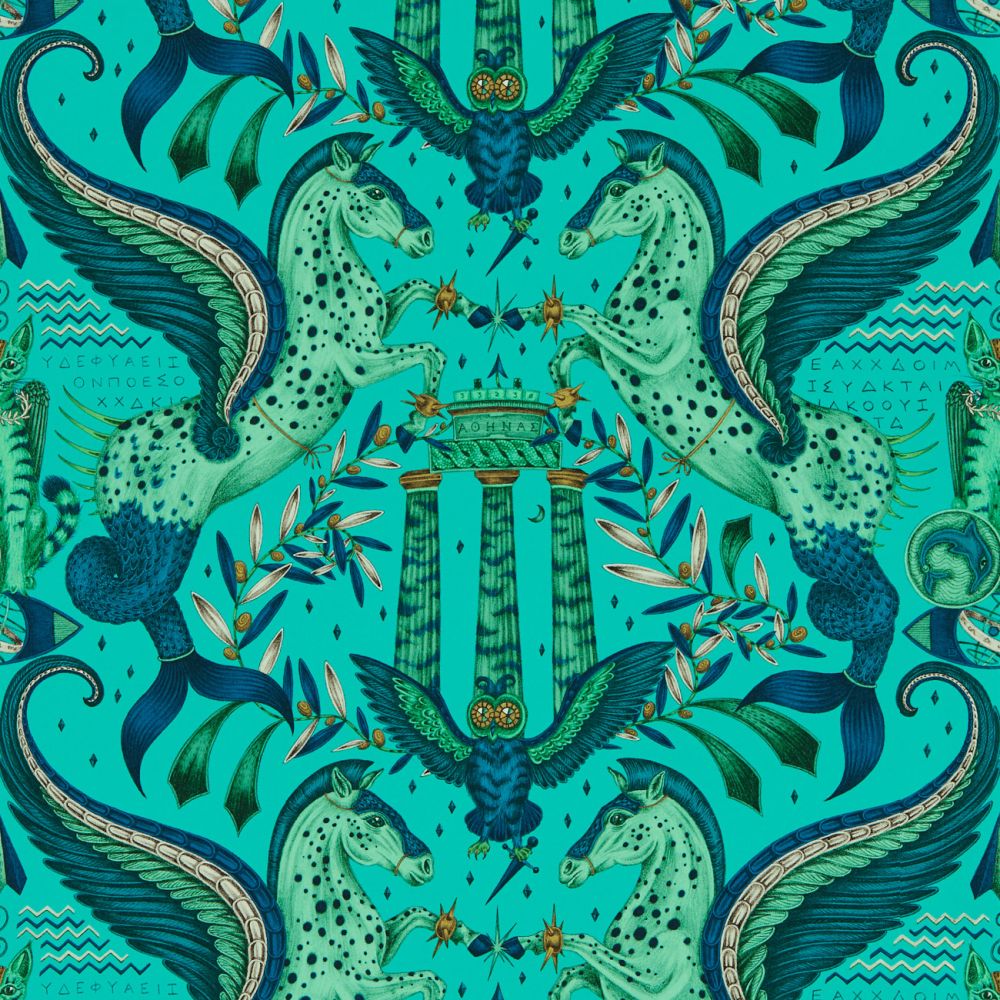 Обои Clarke & Clarke X Emma Shipley Mythica W0215/02