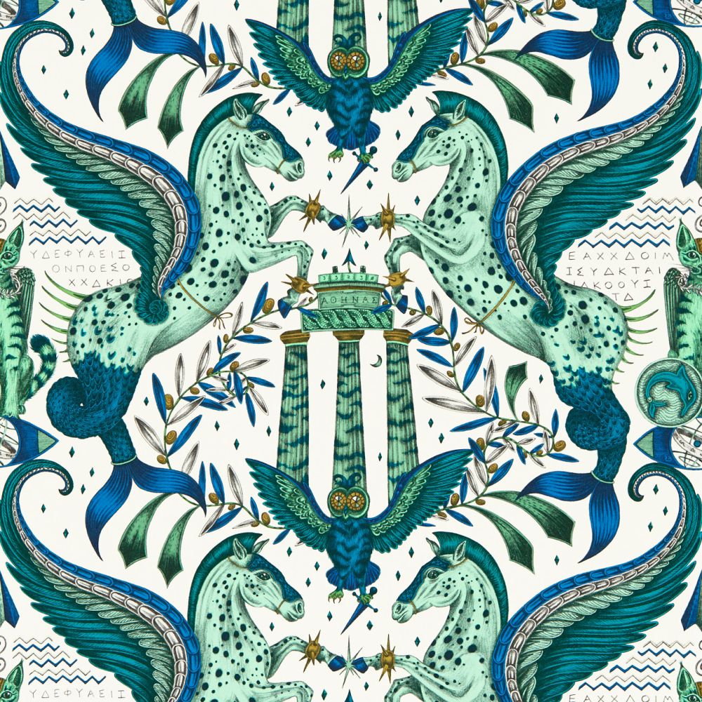 Обои Clarke & Clarke X Emma Shipley Mythica W0215