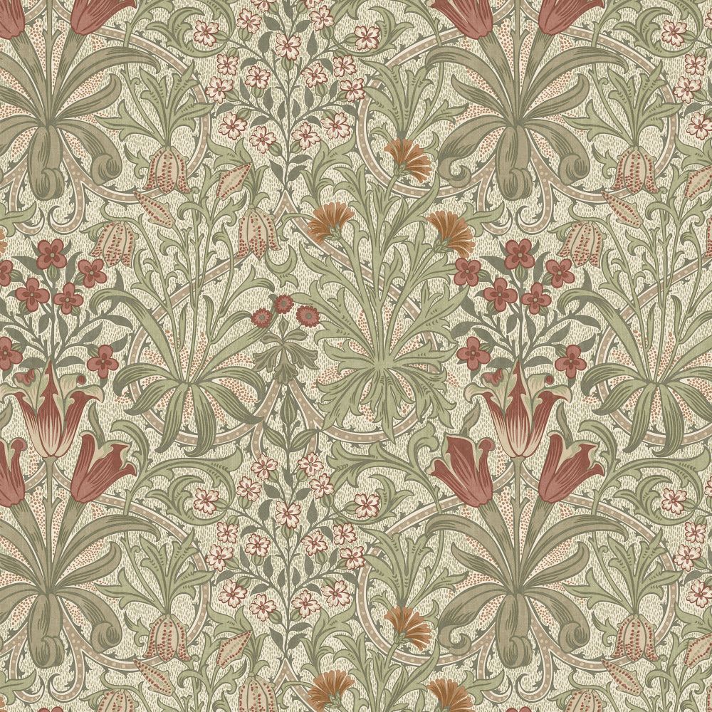 Текстиль William Morris By Ashley Wilde Flora & Foliage Vol 1 WOODLANDS WEEDS FERN