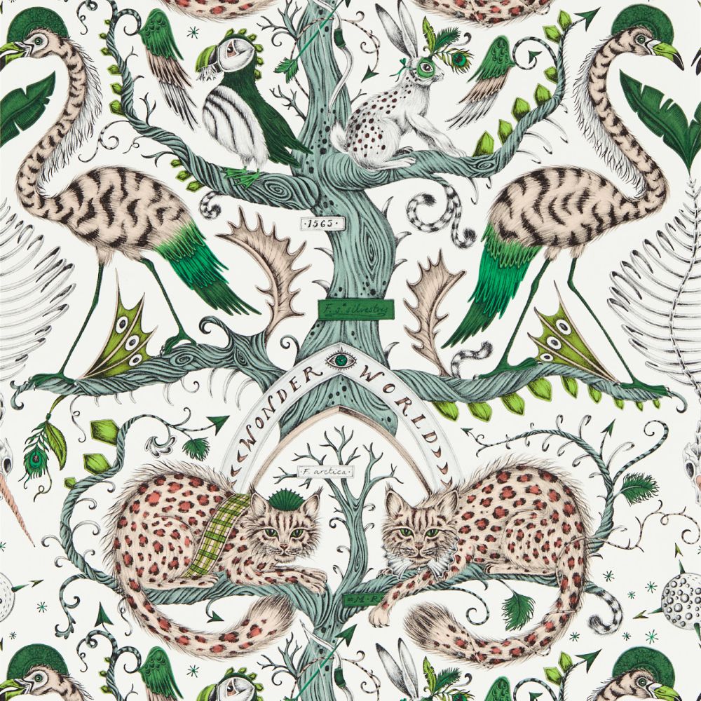 Обои Clarke & Clarke X Emma Shipley Mythica W0219/03