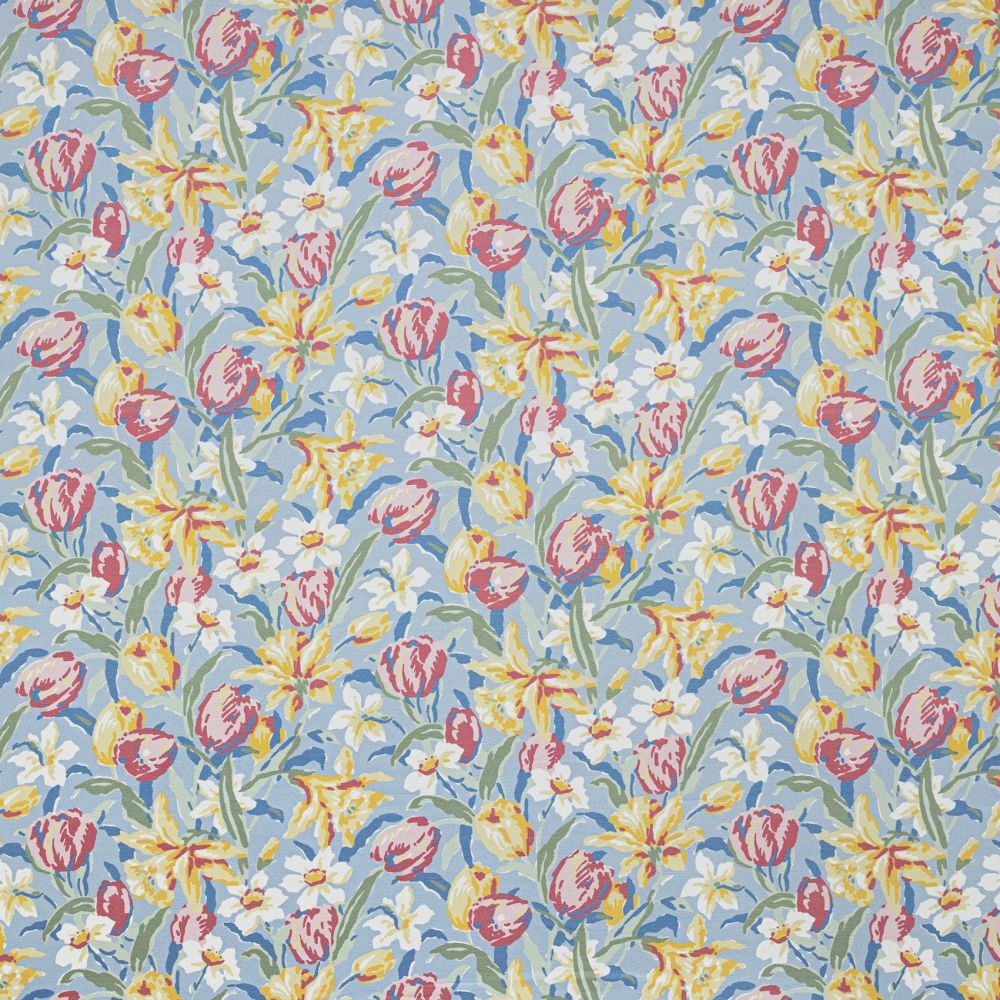 Текстиль Laura Ashley 70th Anniversary Volume 1 Tulips China Blue