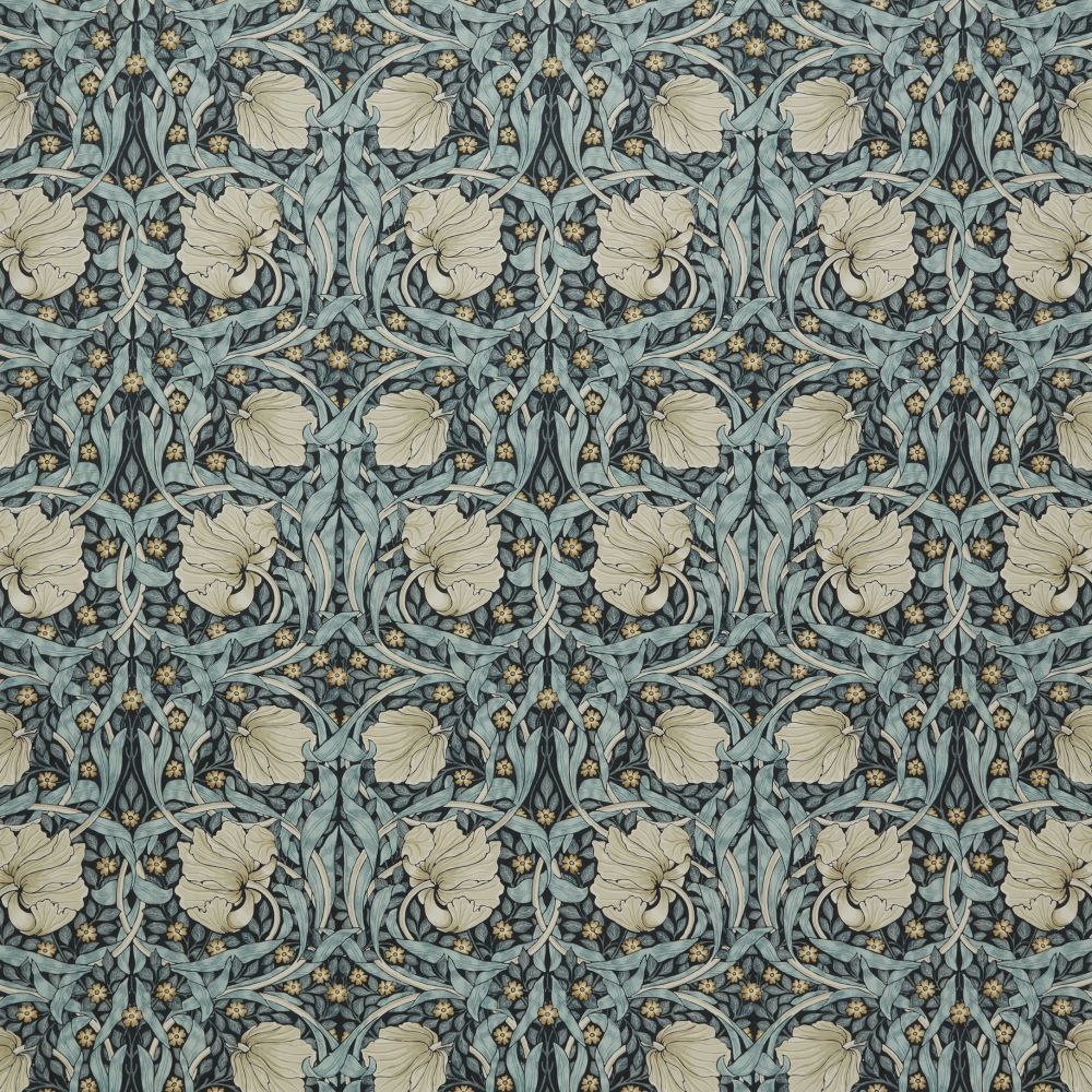 Текстиль William Morris At Home Kelmscott Gardens Vol 1 PIMPERNEL VELVET INDIGO