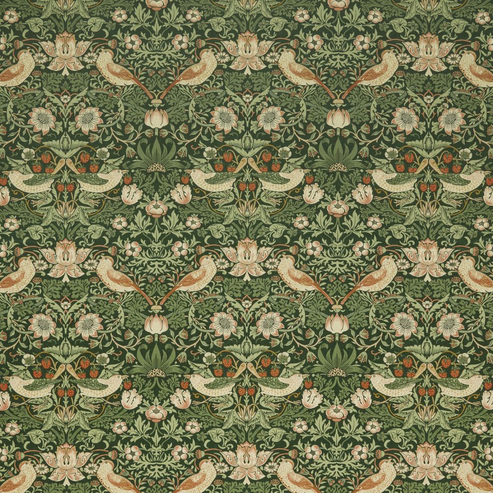 Текстиль William Morris At Home Kelmscott Gardens Vol 1 STRAWBERRY THIEF VELVET NETTLE
