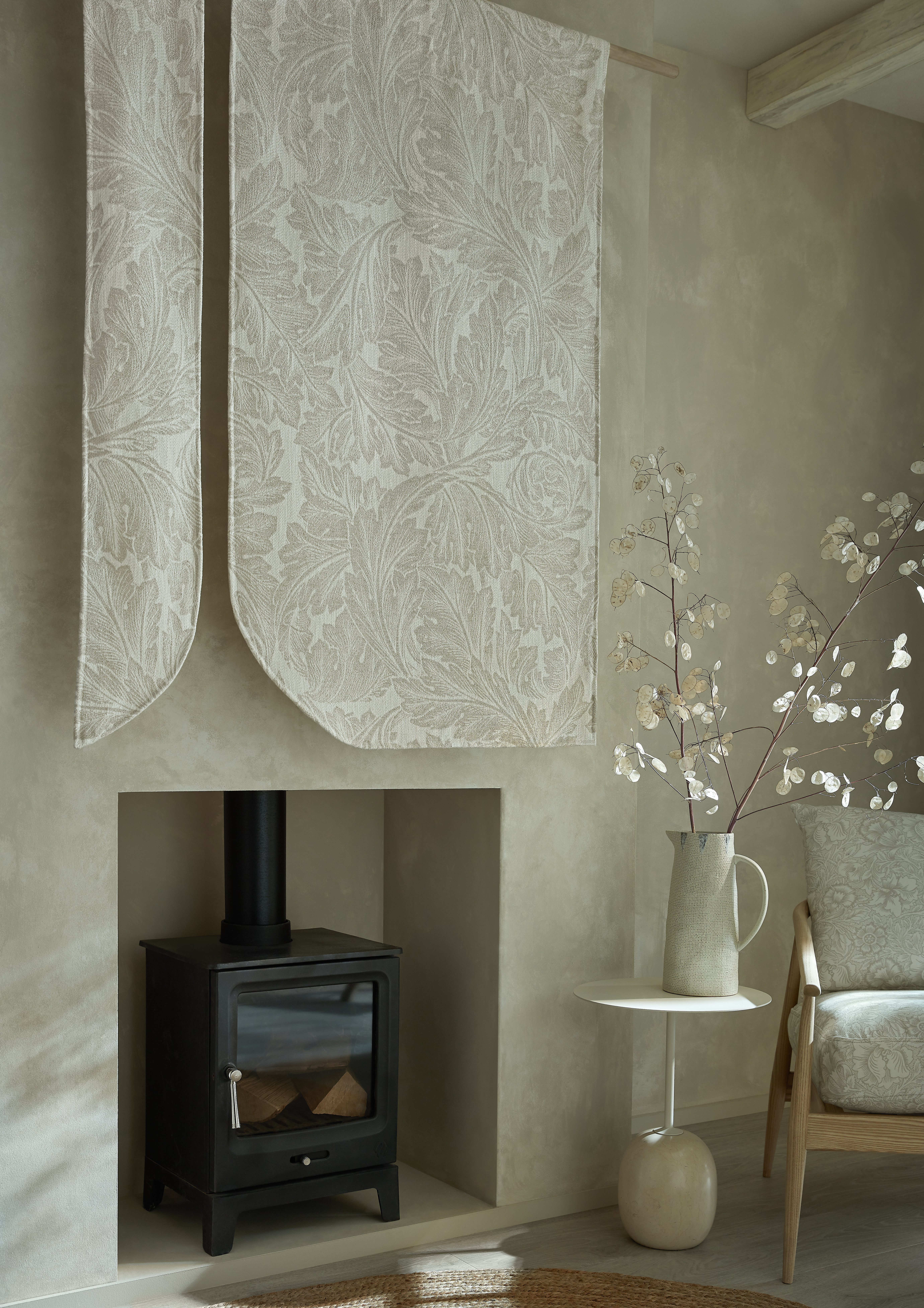 Текстиль William Morris At Home Dovecote Vol 2 ACANTHUS BOUCLE MIST